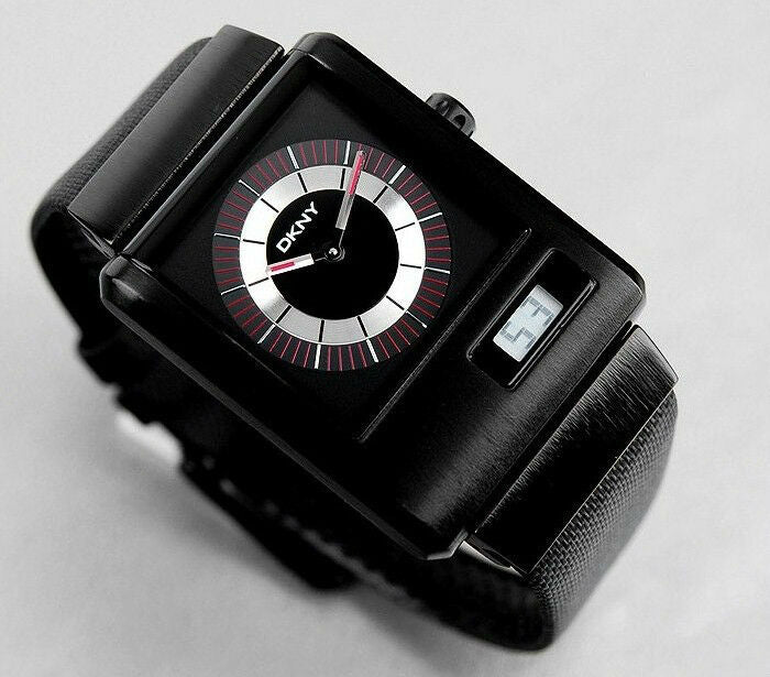 DKNY MEN'S RACING COLLECTION DIGITAL SECONDS WATCH NY1288