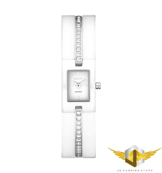 DKNY LADIES ELEGANT WHITE CERAMIC COLLECTION WATCH NY8406