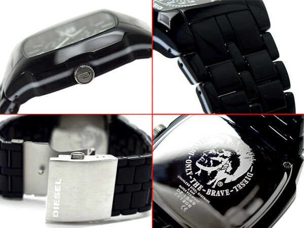 DIESEL MEN'S ICE VERSION OFF BLACK TOP COLLECTION WATCH DZ1549