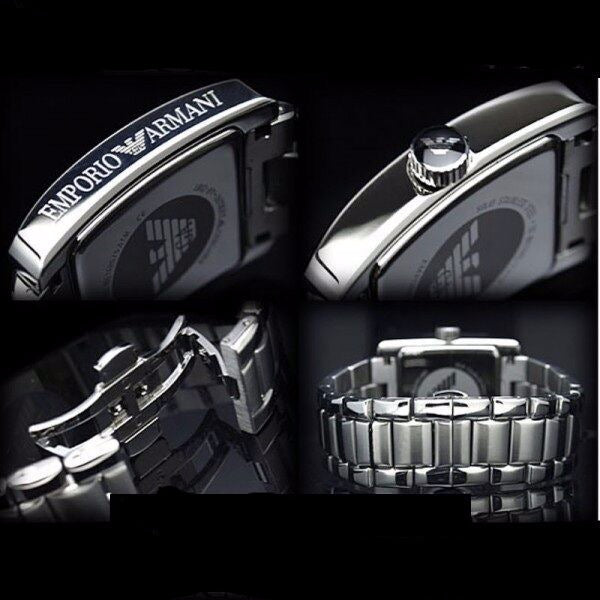 EMPORIO ARMANI LADIE'S LUXURY DRESS COLLECTION SILVER WATCH AR1639