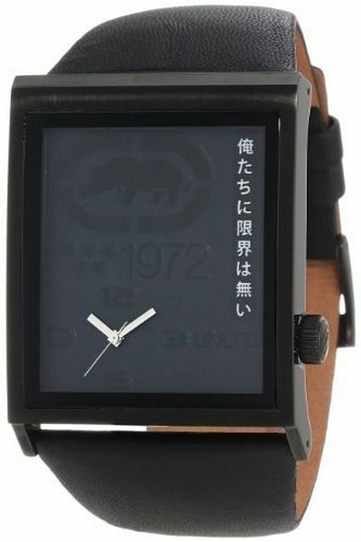 MARC ECKO MEN'S BLACK IN BLACK GADGET EDITION WATCH E14508G5