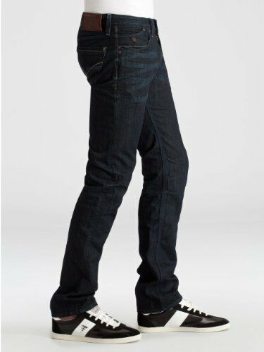GUESS MEN'S JEANS STRAIGHT LEGS BATTLESHIP WASH Sz. 32