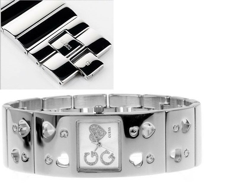 GUESS WOMEN'S LUXURY DRESS OPEN HEARTS WATCH U11027L1